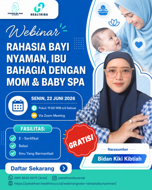 Flyer rahasia bayi nyaman 22 juni